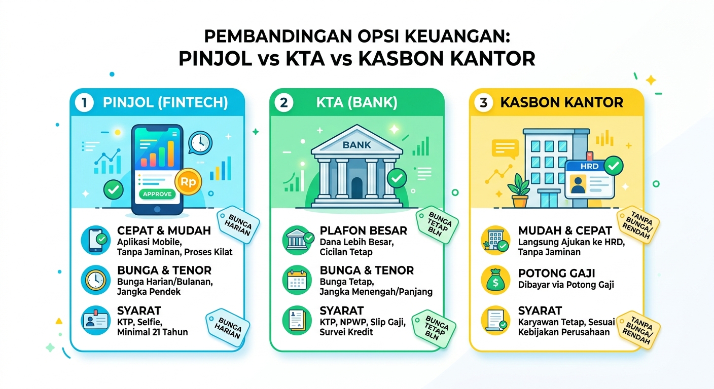 KTA vs pinjol vs kasbon kantor