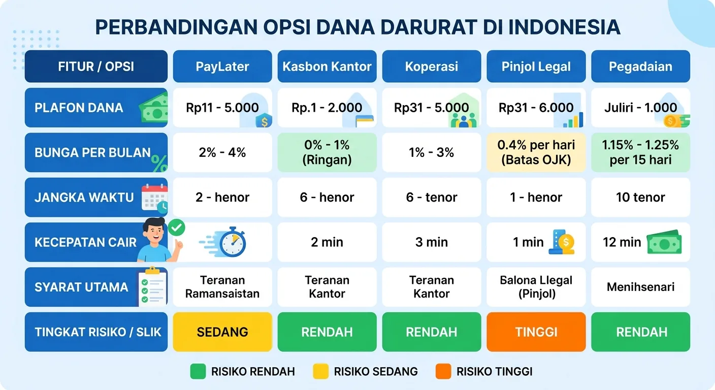 paylater untuk kebutuhan darurat